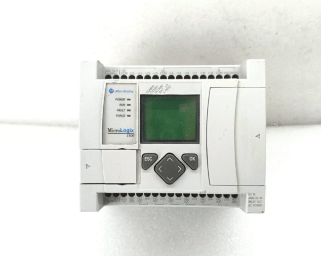 Allen Bradley 1763-L16BWA Micrologix 1100 PLC SER.B Product of Singapore.
