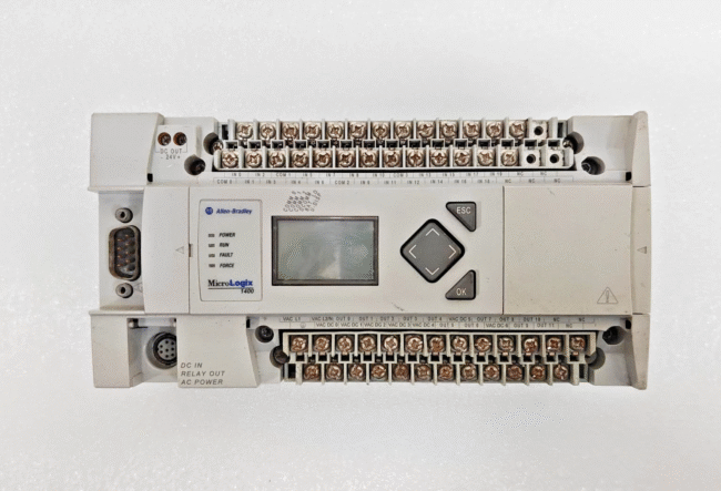 Allen Bradley 1766-L32BWA /B MicroLogix 1400 AC Power 32-Pt I/O Logic Controller