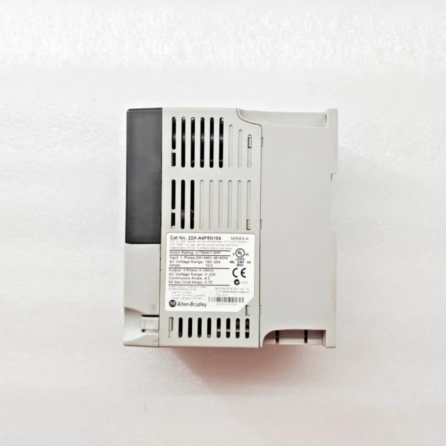 Allen Bradley 22A-A4P5N104 Ser.A PowerFlex 4 240V Single Phase 0.75 Kw 1HP - Image 4