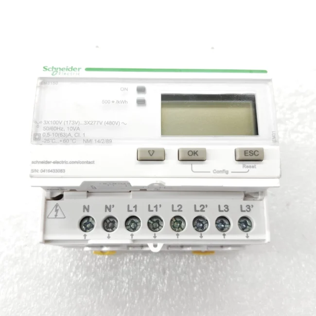 Schneider Electric A9MEM3150 Three-phase energy meter 63A Fast Ship