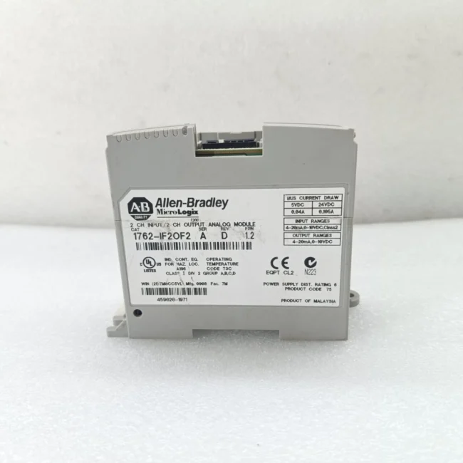Allen Bradley 1762-IF2OF2 MicroLogix 1200 Analog I/O Combination Module - Image 6