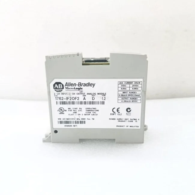 Allen Bradley 1762-IF2OF2 MicroLogix 1200 Analog I/O Combination Module - Image 4