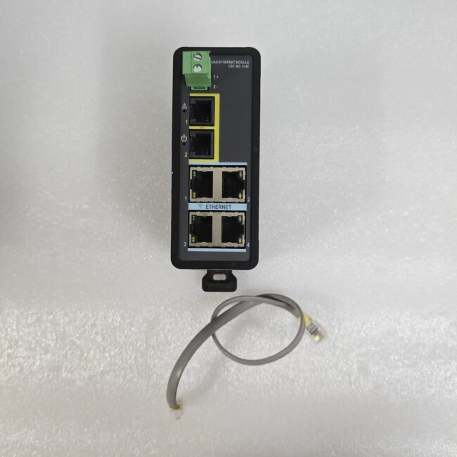ASCO 5140 QUAD-ETHERNET MODULE 6 Ports 24VDC Fast ship